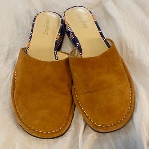 Farylrobin suede leather mules size 9
